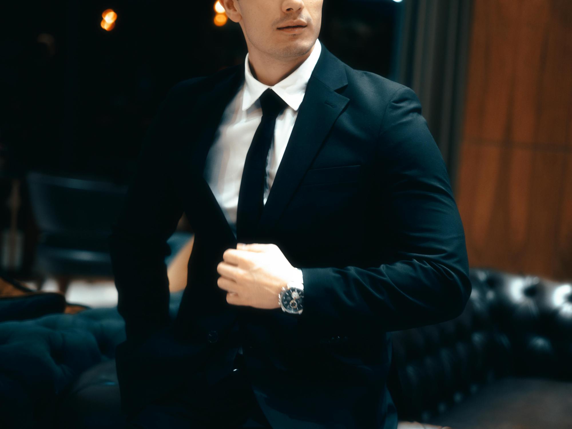 man in formal attire
